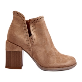 Step in style Botas Modelo Jolnima A5729-63 Beige - Paso con estilo