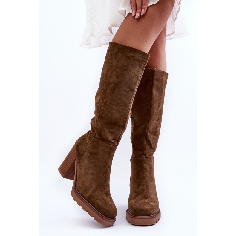 Step in style Botas Modelo Virdana H8-518 Ante Oliva - Paso con estilo verde