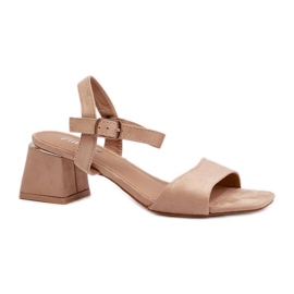 Step in style Sandalias Modelo Leisha LT33-10 Beige - Pisa con estilo