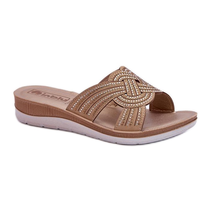 Step in style Sandalia Chanclas Modelo Inblu BV000037 Beige - Pisa con estilo