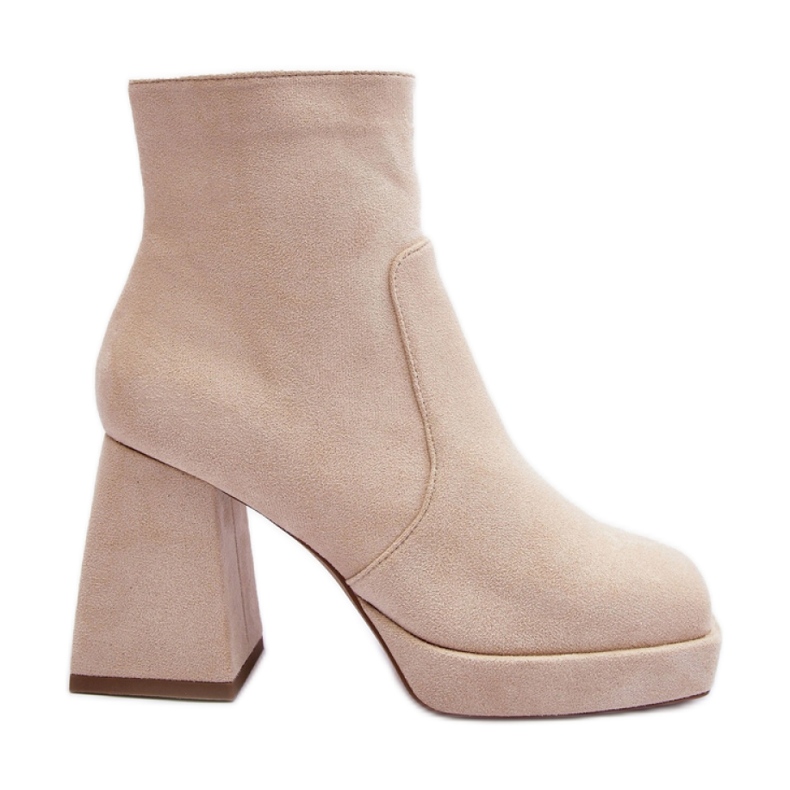 Botas Modelo Abnous NS293P Light Biege - Step in style beige Botas Modelo Abnous NS293P Light Biege - Step in style beige