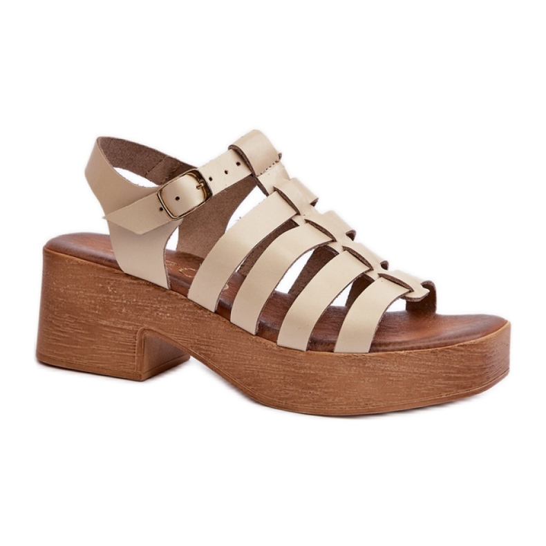 Step in style Sandalias Modelo Zazoo 40410 Beige - Pisa con estilo