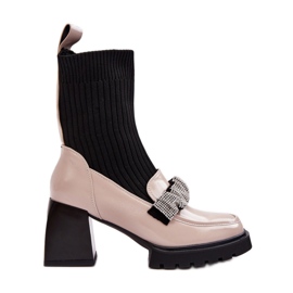 Step in style Botas Modelo S.Barski MR870-41 Beige - Paso con estilo