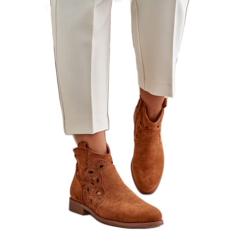 Step in style Botas Modelo S.Barski HY42-081 Camel - Paso con estilo marrón