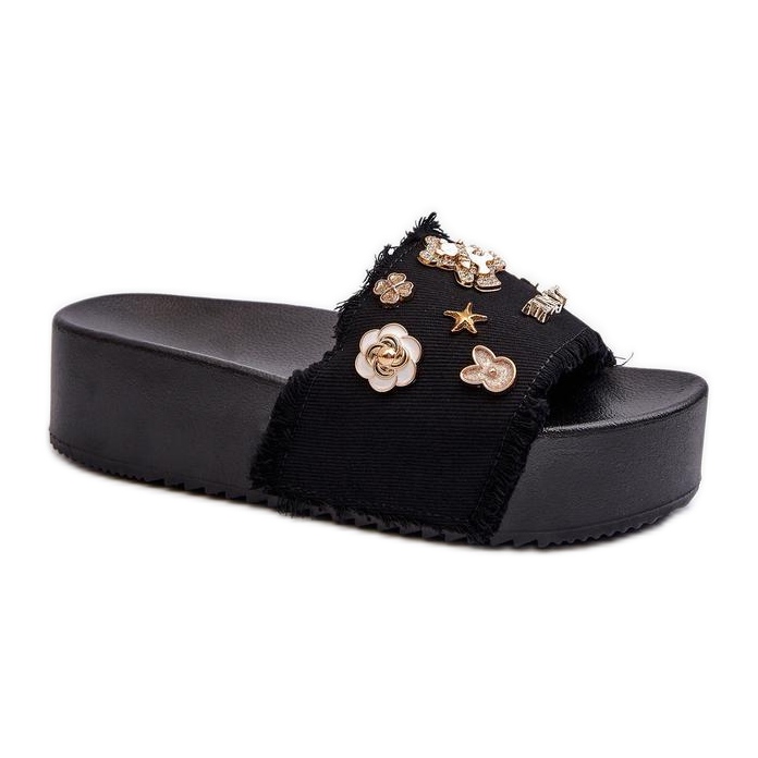 Step in style Sandalia Chanclas Modelo Zranesia BG172 Negro - Pisa con estilo