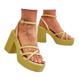 Step in style Sandalias Modelo Shemira 78-130 Verde - Pisa con estilo Step in style Sandalias Modelo Shemira 78-130 Verde - Pisa con estilo