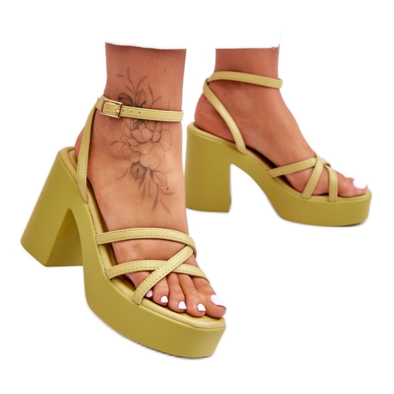Step in style Sandalias Modelo Shemira 78-130 Verde - Pisa con estilo Step in style Sandalias Modelo Shemira 78-130 Verde - Pisa con estilo