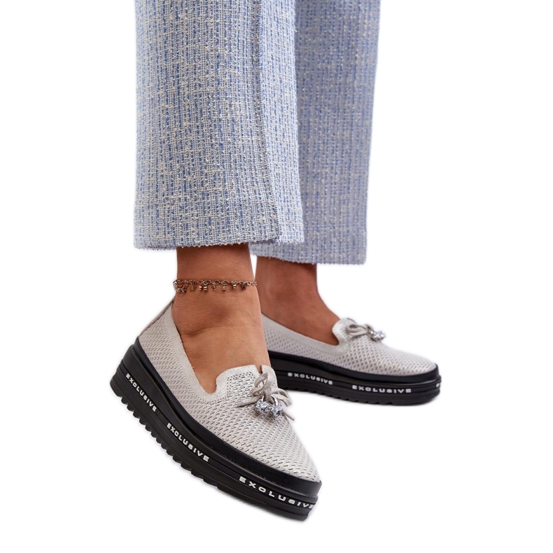 Step in style Mocasines Modelo S.Barski LR400 Plata - Paso con estilo gris Step in style Mocasines Modelo S.Barski LR400 Plata - Paso con estilo gris