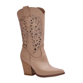 Step in style Botas Modelo Lewski 3609 Piel Beige - Paso con estilo