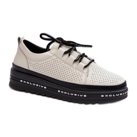 Step in style Zapatos Modelo S.Barski LR769A Beige - Pisa con estilo