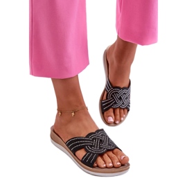 Step in style Sandalia Chanclas Modelo Inblu BV000037 Negro - Pisa con estilo