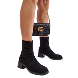 Step in style Botas Modelo Aphroteia 23BT35-6449 Ante Negro - Paso con estilo Step in style Botas Modelo Aphroteia 23BT35-6449 Ante Negro - Paso con estilo