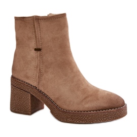 Step in style Botas Modelo Arkesia KE219 Beige - Pisa con estilo