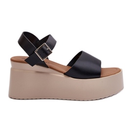 Step in style Sandalias Modelo Geferia PS18 Negro - Pisa con estilo