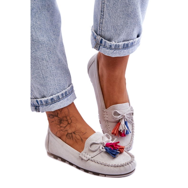 Step in style Mocasines Modelo Dorine GS37 Gris - Paso con estilo Step in style Mocasines Modelo Dorine GS37 Gris - Paso con estilo