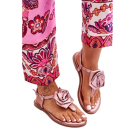 Step in style Sandalias chanclas Modelo Carisma QQ-137 Nude - Pisa con estilo rosado
