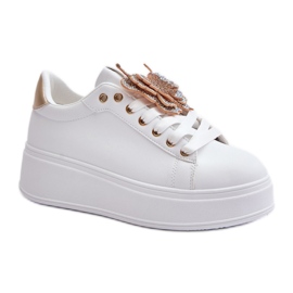 Step in style Zapatillas Deportivas Modelo Naritevia YY-23 Blanco/Oro - Camina con estilo Step in style Zapatillas Deportivas Modelo Naritevia YY-23 Blanco/Oro - Camina con estilo