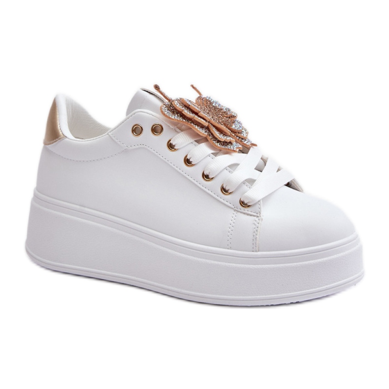 Step in style Zapatillas Deportivas Modelo Naritevia YY-23 Blanco/Oro - Camina con estilo Step in style Zapatillas Deportivas Modelo Naritevia YY-23 Blanco/Oro - Camina con estilo