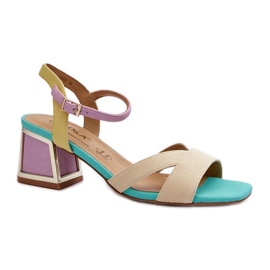 Step in style Sandalias Modelo Da CR482 Beige - Pisa con estilo