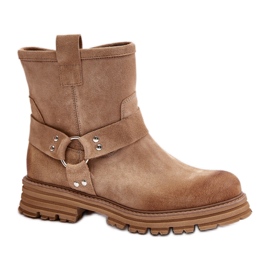 Step in style Botas Modelo Lewski 3610 Ante Beige - Paso con estilo