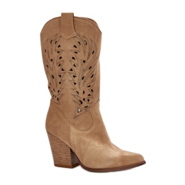 Step in style Botas Modelo Lewski 3609 Ante Beige - Paso con estilo