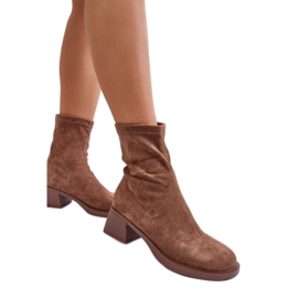 Step in style Botas Modelo Aphroteia 23BT35-6449 Ante Marrón - Paso con estilo