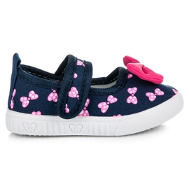 Zapatillas Con Lazo azul