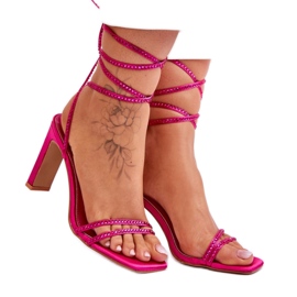 Step in style Sandalias Modelo Nessy H8-508 Fucsia - Pisa con estilo rosado