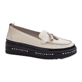 Step in style Mocasines Modelo Assetnima 24PB18-7176 Beige - Paso con estilo