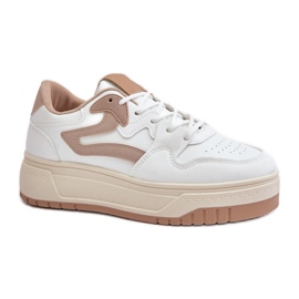 Step in style Zapatillas Deportivas Modelo Henizore 1W-N3 Blanco/Beige - Pisa con estilo