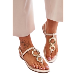 Modelo Keep Going 7929 Sandalias beige - Step in style