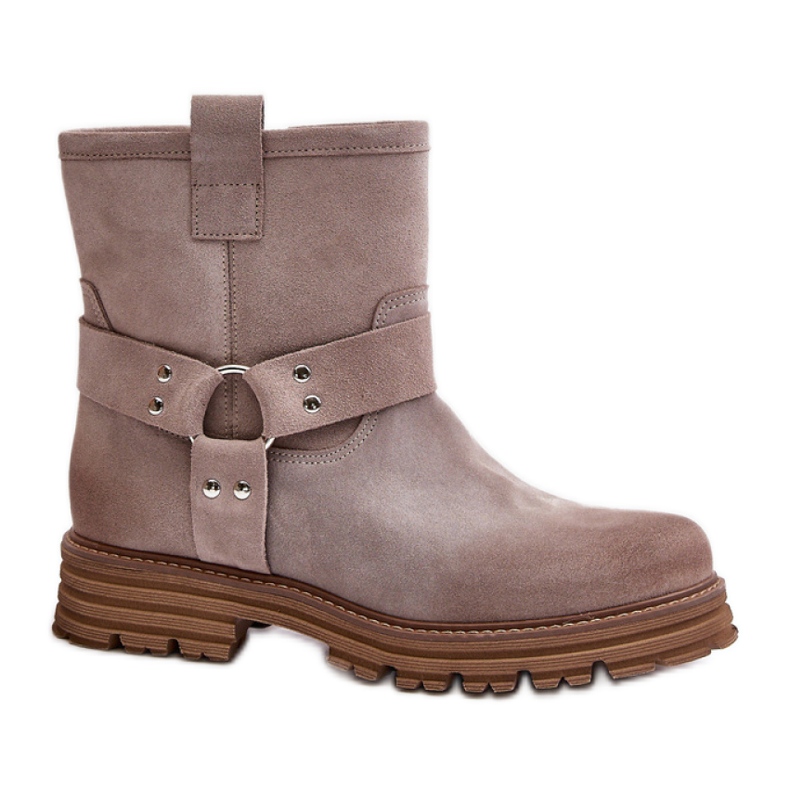 Step in style Botas Modelo Lewski 3610 Cappuccino Ante - Paso con estilo beige