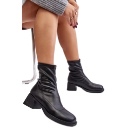 Step in style Botas Modelo Aphroteia 23BT35-6449 Piel Negra - Paso con estilo negro