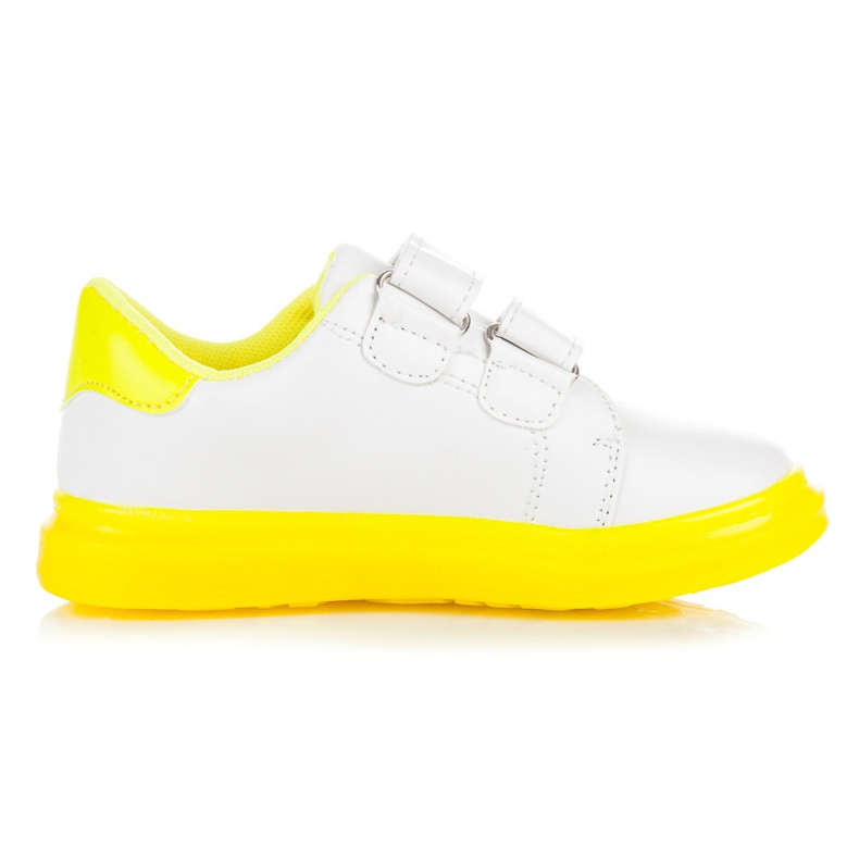 Zapatillas amarillas blanco