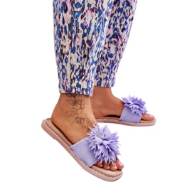 Step in style Sandalia Chanclas Modelo Giorgia LS-118 Violeta - Pisa con estilo