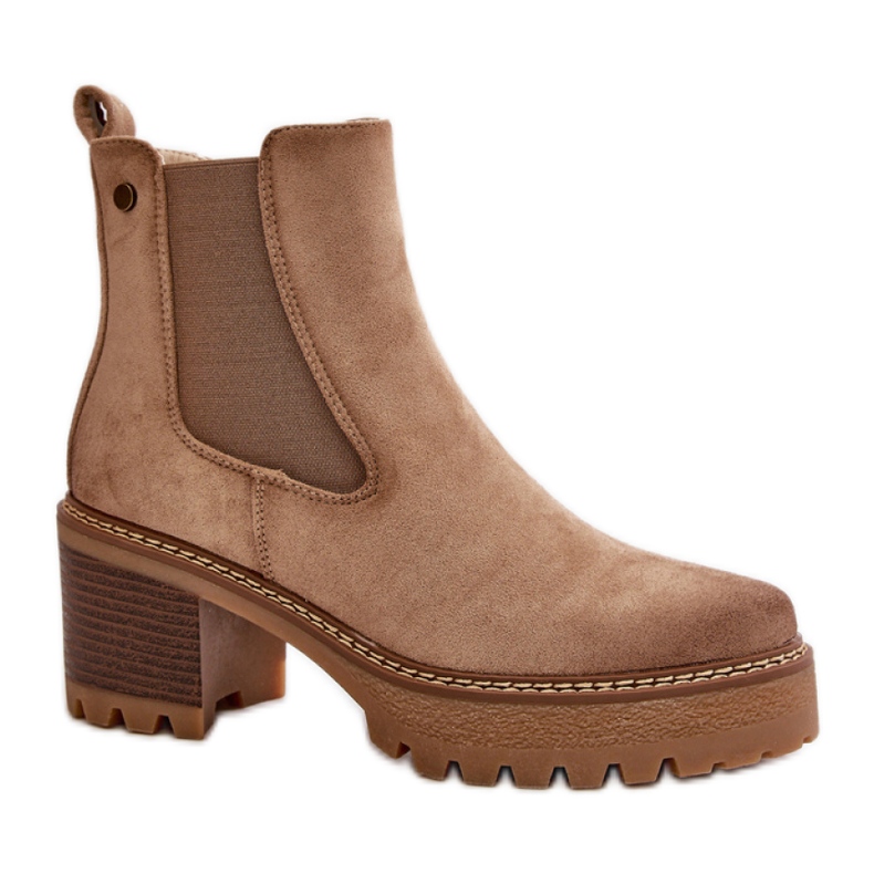 Step in style Botas Modelo Irissinae KE217 Beige - Paso con estilo
