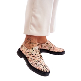 Step in style Zapatos Oxford Modelo Maciejka 04087-18 Naranja/Negro - Paso con estilo