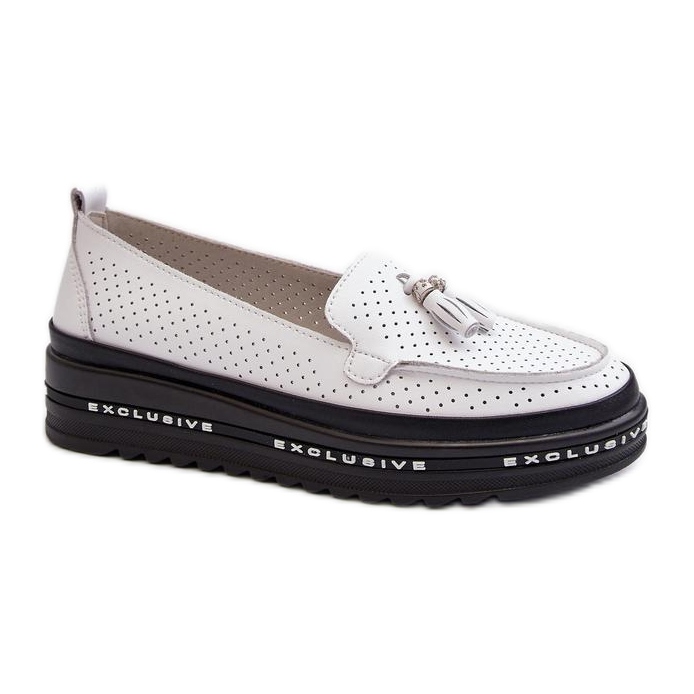 Step in style Mocasines Modelo Assetnima 24PB18-7176 Blanco - Paso con estilo Step in style Mocasines Modelo Assetnima 24PB18-7176 Blanco - Paso con estilo