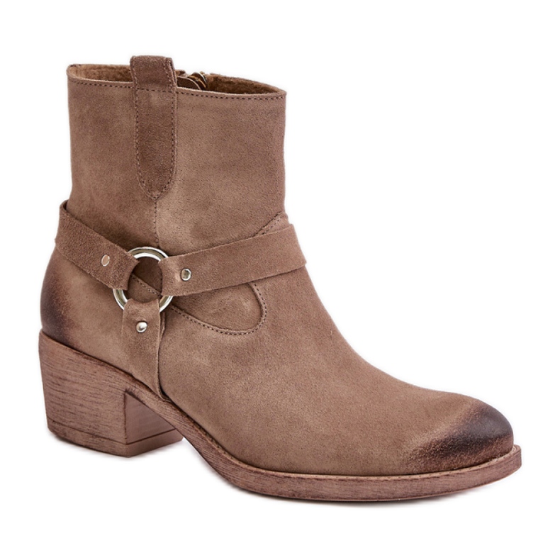 Step in style Botas Modelo Zazoo 60477 Beige - Pisa con estilo