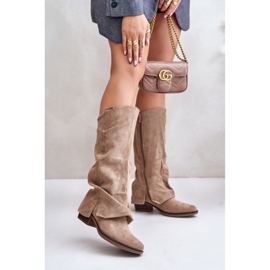 Step in style Botas Modelo Stinova RMR2382-2 Beige - Paso con estilo