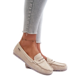Step in style Mocasines Modelo Celoria M502-8 Beige Claro - Paso con estilo
