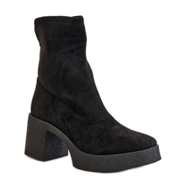 Step in style Botas Modelo S.Barski HY42-739 Negro - Paso con estilo