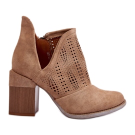 Step in style Botas Modelo Niartima A5722-63 Beige - Paso con estilo