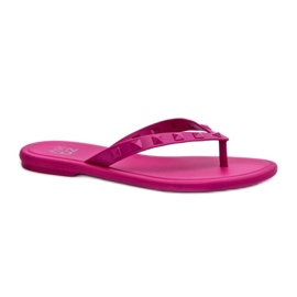 Chanclas planas de mujer Zaxy Fucsia rosa