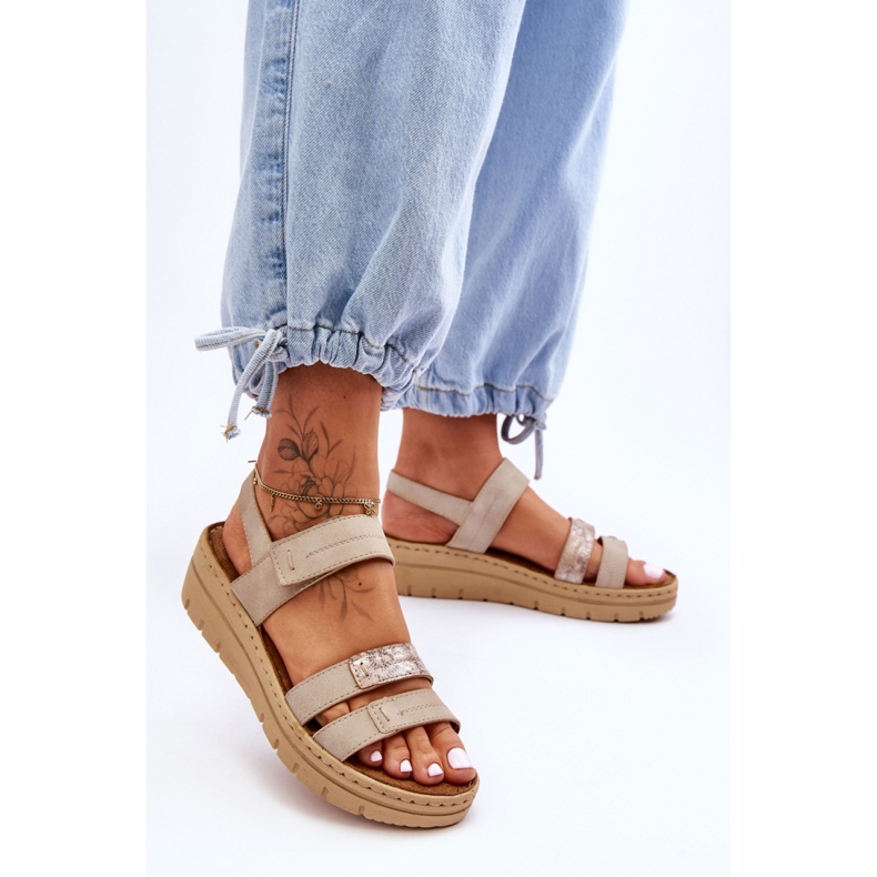 Step in style Sandalias Modelo Fresh Look 23-46011 Beige - Pisa con estilo