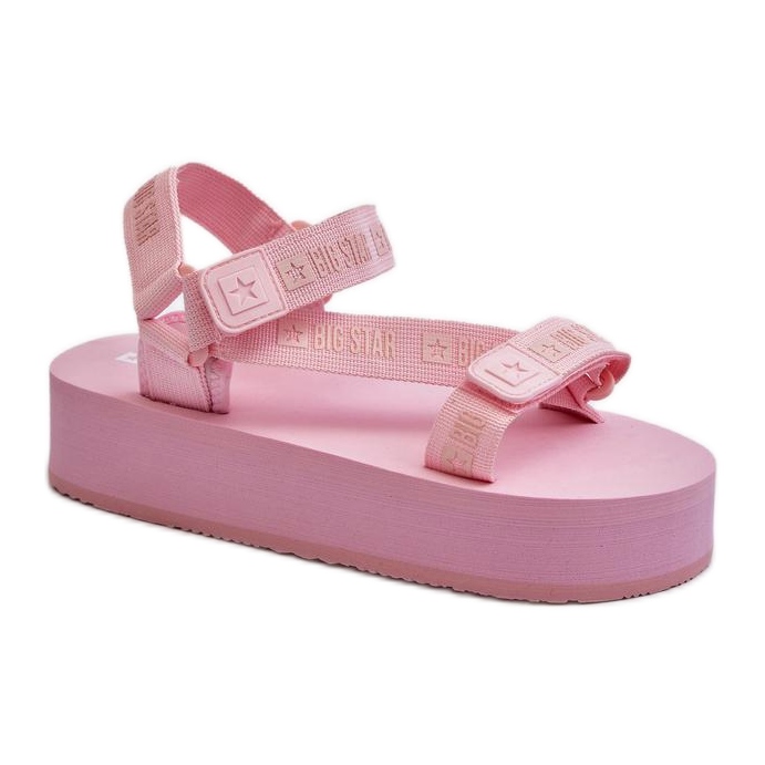 Sandalias Plataforma Modelo Big Star Rosa rosado