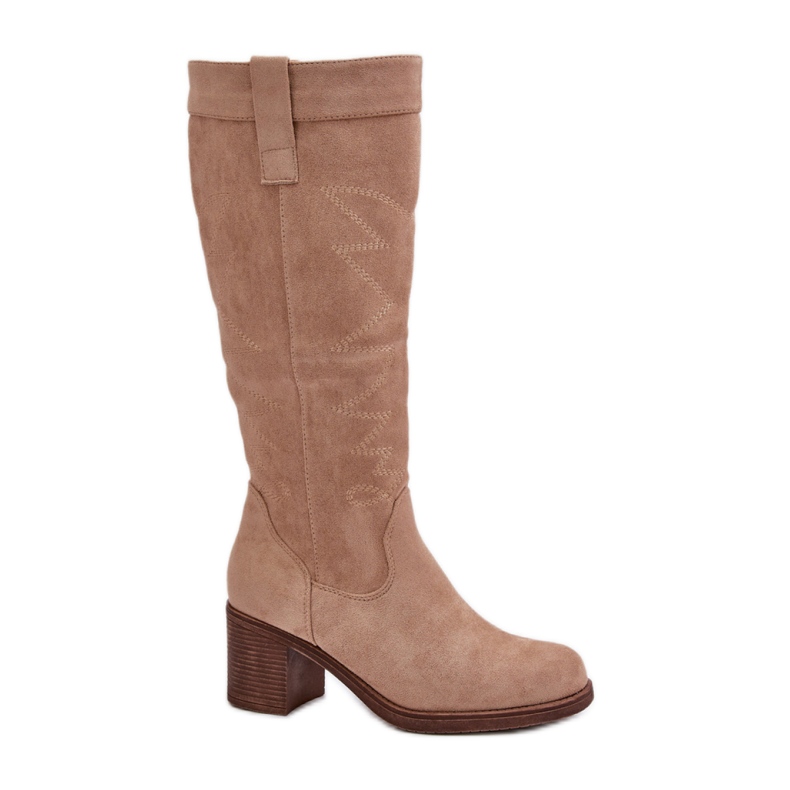 Step in style Botas Modelo Erisorae CHC321 Beige - Paso con estilo