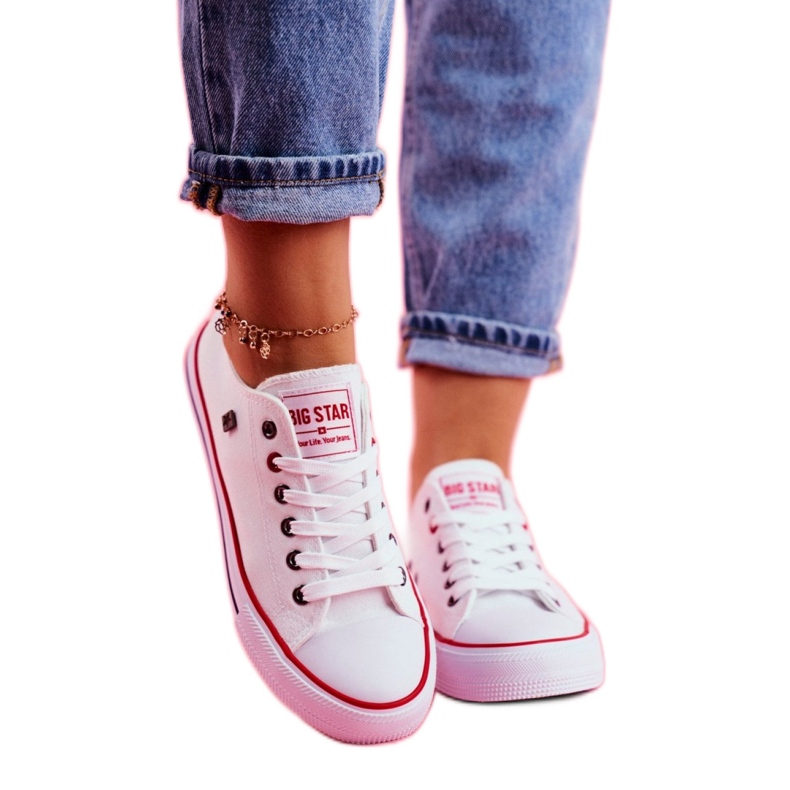 Big Star Zapatillas Clásicas Con Cordones Blanco