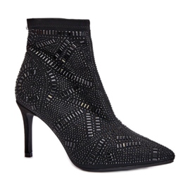 S.Barski HY42-161 Botas negras negro