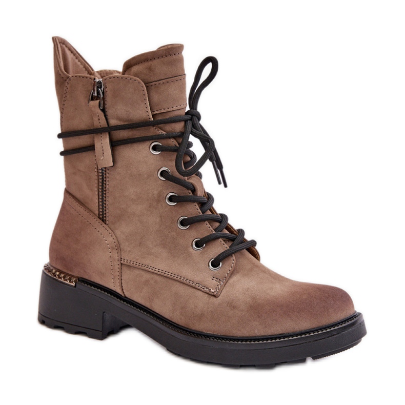 Evento Trabajadores De Ante Con Cremallera Decorativa beige Evento Trabajadores De Ante Con Cremallera Decorativa beige